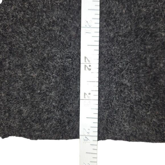 Vintage Susan Bristol Womens Medium Wool Cardigan Gray Hand Embroidered Career - Picture 6 of 9